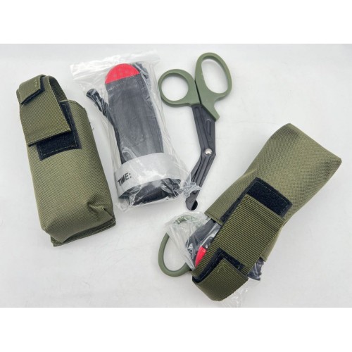 Чехол в комплекте с турникетом 95 см и ножницами для крепления на систему молле в Подольске