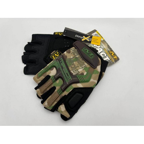 Перчатки тактические “MECHANIX M-PACT” механикс беспалые в Подольске