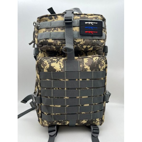 Рюкзак тактический 45 л пиксель/серый в Подольске