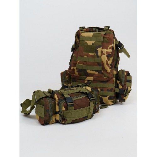 Рюкзак тактический 55 л со съемными подсумками в Подольске